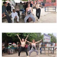 인도가서 춤추는 여캠(목숨을 건 별풍라이브)