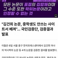 "김건희 논문, 중학생도 안쓰는 사이트서 베껴"