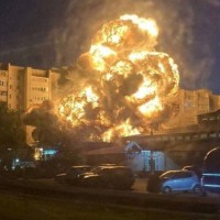 러시아 예이스크 건물에 전투기 충돌