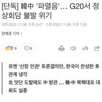 패싱의 생활화 - 韓中 '파열음'… G20서 정상회담 불발 위기
