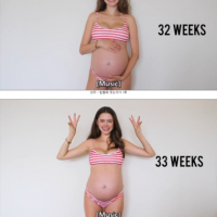여성의 임신 후 몸 변화 과정