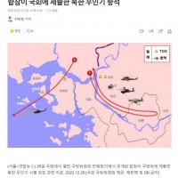 어이 털리는 북한 무인기 항적 지도