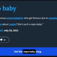 요즘 미국에서 유행하는 단어 [Nepo-Baby]