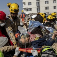 176시간만에 구조된 튀르키예 여성
