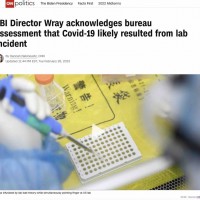 [긴급/CNN] FBI 국장 'COVID19는 중국 우한실험실에서 탄생' FBI 내부 보고서 근거