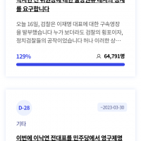 더민주, 박지현 출당 129% 이낙연 영구제명 85% …