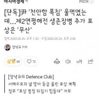 [단독]尹 '천안함 폭침' 울먹였는데…제2연평해전 생존장병 추가 포상은 '무산'