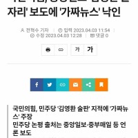 국힘 '김영환 술자리 뉴스는 가짜뉴스'
