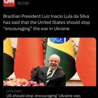 브라질 룰라 - 미국은 우크라이나 전쟁을 부추기는걸 멈춰야