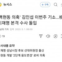 檢, 이재명 본격 수사 돌입...'백현동 의혹' 김인섭 이번주 기소