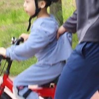 5살 아이 두발 자전거 가르치기