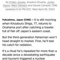 후쿠시마 오염수 CNN 4월보도자료입니다.