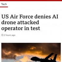 미공군, AI의 인간 공격은 와전된 것