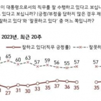 갤럽 윤방사능 지지율 6% 폭락