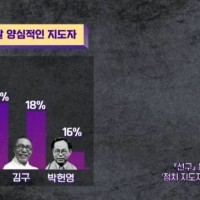 여론조사) 대한민국을 이끌어갈 양심적인 지도자