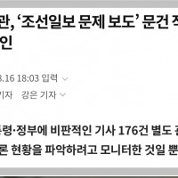 이동관, ‘조선일보 문제 보도’ 문건 작성 시인