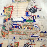 유럽 선교사가 기록한 임진왜란 때 조선 수군의 해전장면