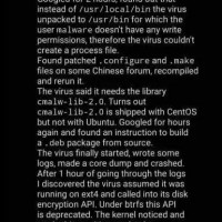 리눅스용 바이러스 파일을 발견한 리눅스 유저.jpg