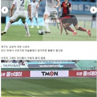 녹색 스프레이로 죽은 잔디 땜빵한 서울 월드컵경기장