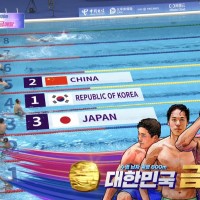 수영 남자 계영 800m 아시아신기록 7