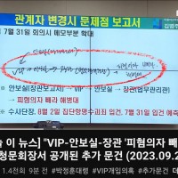 MBC ''청문회장서 공개된 추가 문건''