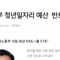 윤정부, 청년일자리 예산 1조 6천억 삭감