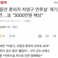 '조동연 혼외자 차영구 연루설' 제기 가세연…法 '30…
