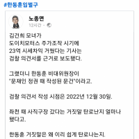 김건희의 검찰 23억 의견서는 2022 12 30 작성…
