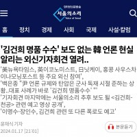 '김건희 명품 수수' 보도 없는 韓 언론 현실 알리는 외신기자회견 열려..