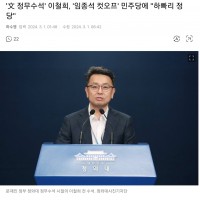 '文 정무수석' 이철희, '임종석 컷오프' 민주당에 ''하빠리 정당''