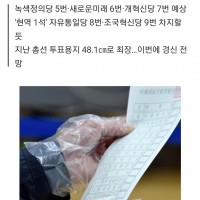 투표 용지 조국혁신당 9번!!
