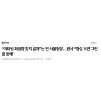 “이태원 희생양 찾지 말자”는 전 서울청장…판사 “영상…