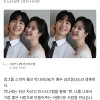 박나래 결혼 발표 ‘깜짝’…예비신랑은 3살 연하 유명 배우