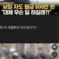 게임하고 낮잠 자는데 월급 600만원.jpg