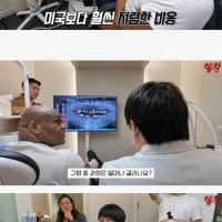 한국 치과 가격에 충격받은 밥샵