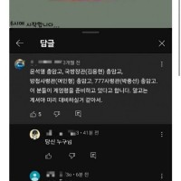 3개월전에 올라온 한 유튜브 댓글