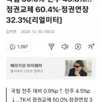 국힘이 그 막장짓을 해도 지지율 30%