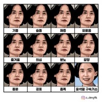 박은정 요원의 다양한 표정